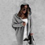 Women’s Long Hooded Cardigan | Open Front Knit Sweater