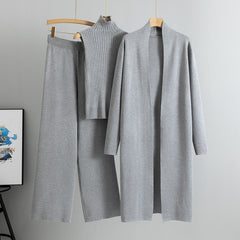 Bonnie - Women Cardigan Vest Pants Set