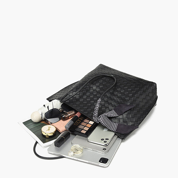 Ivy Large Braided Tote Bag