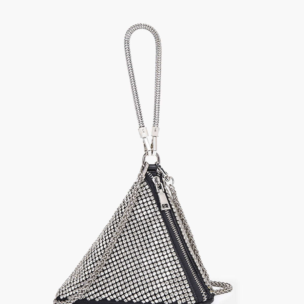 Ivy- Rhinestone Triangle Mini Bag