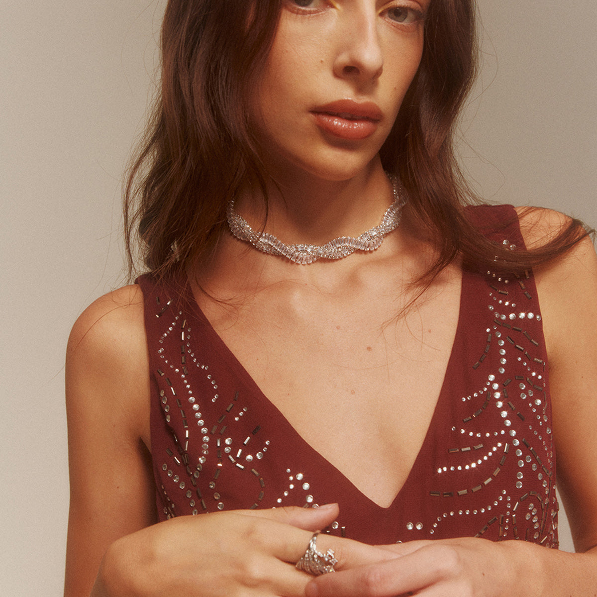 Willa | Twist Choker Necklace