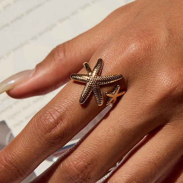 Mikaela | Starfish Open Ring