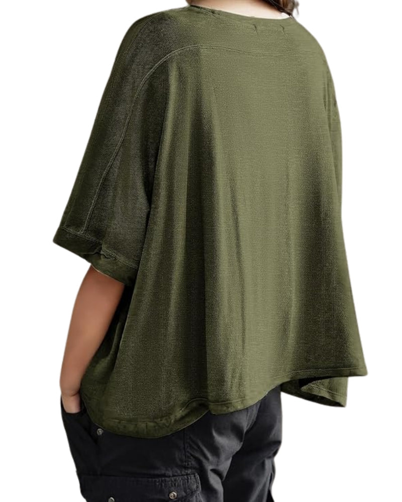 Piper - Oversized Casual Tee