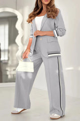 Elodie - Fashion Rib 2 Pieces Women's Suit