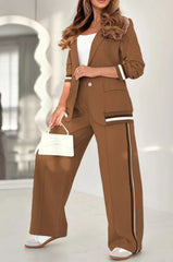 Elodie - Fashion Rib 2 Pieces Women's Suit