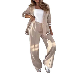 Elodie - Fashion Rib 2 Pieces Women's Suit