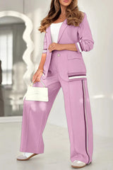 Elodie - Fashion Rib 2 Pieces Women's Suit