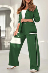Elodie - Fashion Rib 2 Pieces Women's Suit