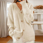 Women’s Button Front Cardigan | V-Neck Knit with Pockets