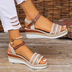 Livia - Comfort Wedge Sandals