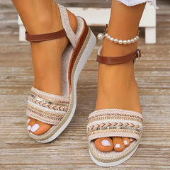 Livia - Comfort Wedge Sandals