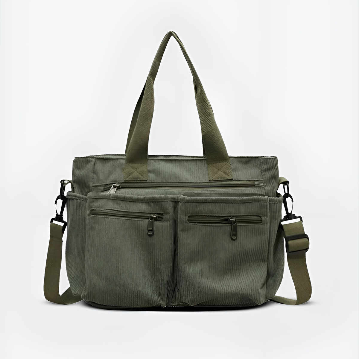 Ivy  Corduroy Utility Tote Bag