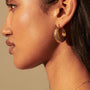 Sloane | Gold-Plated Hoop Earrings