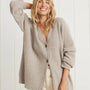 Women’s Oversized Cardigan | Button-Front Long Sleeve Knit