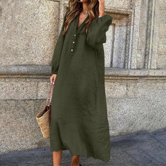 Elise - Long Sleeve Maxi Dress