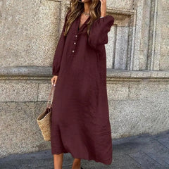 Elise - Long Sleeve Maxi Dress