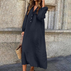 Elise - Long Sleeve Maxi Dress