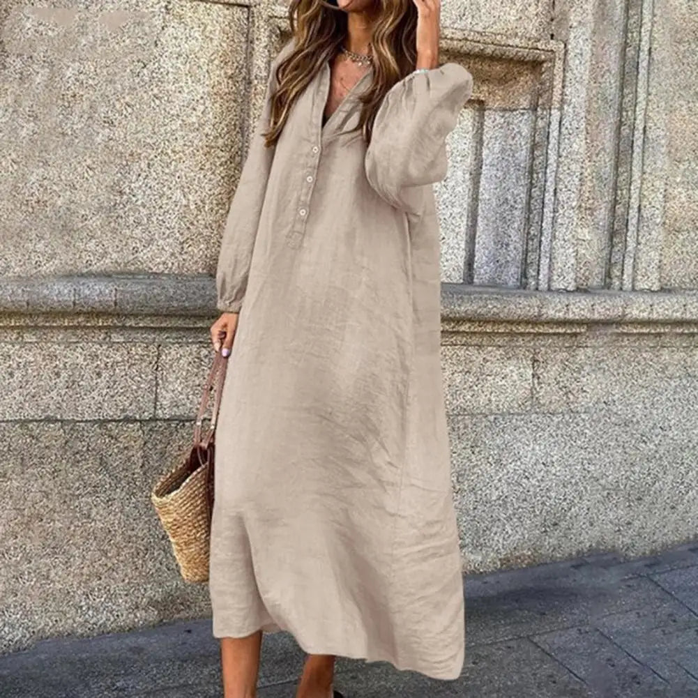 Elise - Long Sleeve Maxi Dress