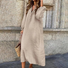 Elise - Long Sleeve Maxi Dress