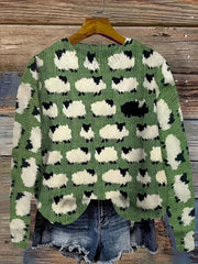 Adina - 3D Printed Warm Leisure Winter Sweater