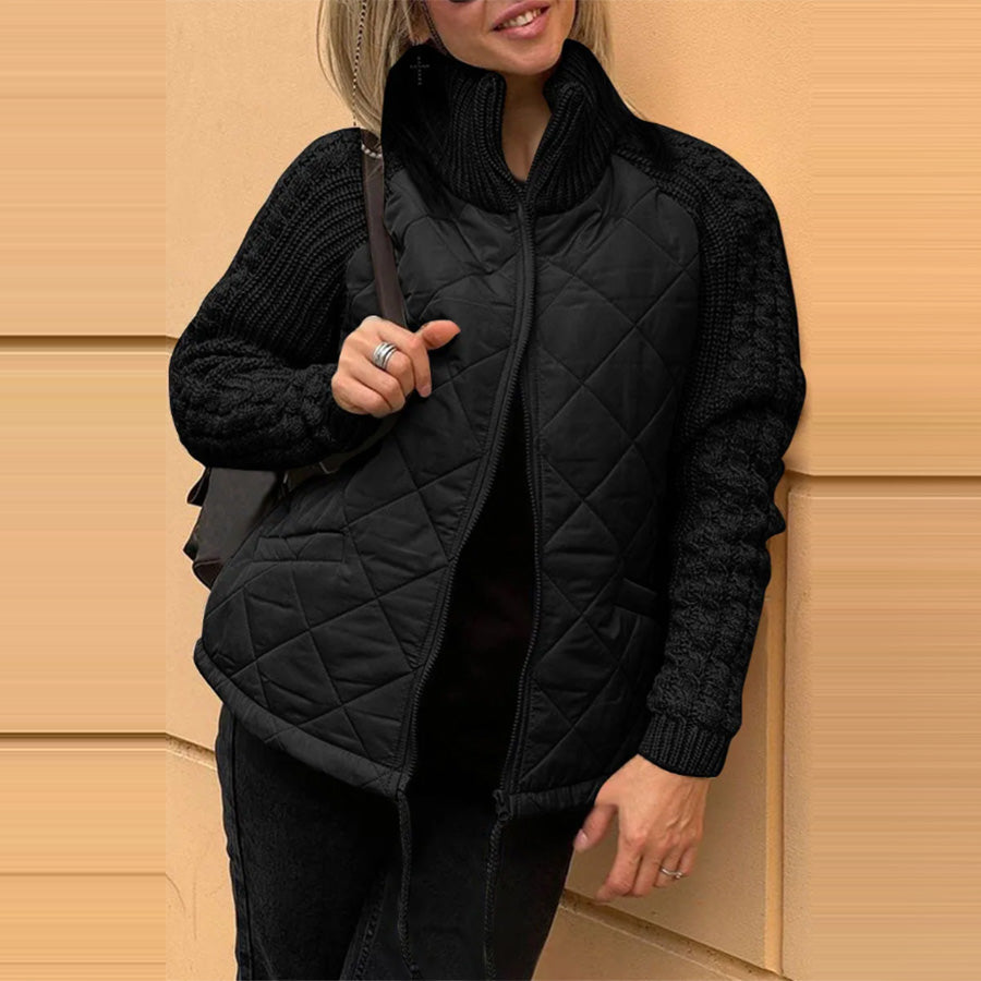 Women’s Quilted Vest | Zip Front Sleeveless Outerwear