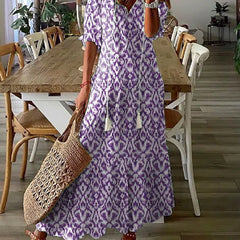 Florence - Bohemian Floral Long Dress