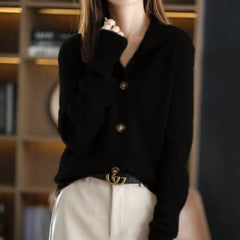 Aya - Retro Knitted Loose Cardigan Sweater