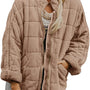 Women’s Quilted Casual Jacket | Relaxed Zip Front