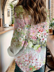 Emma - Floral Button-Up Top