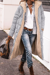Harper - Solid Color Hooded Jacket