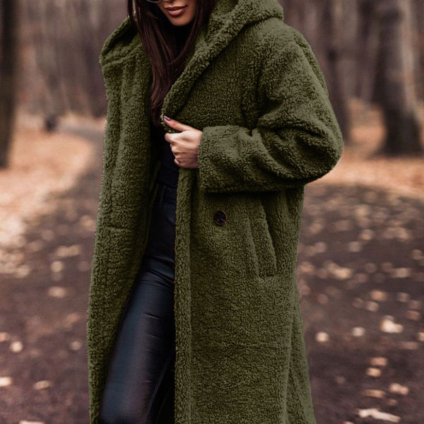 Women’s Long Teddy Coat | Oversized Winter Jacket