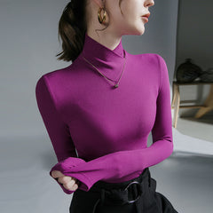 Aella - Turtleneck Slim Long Sleeve