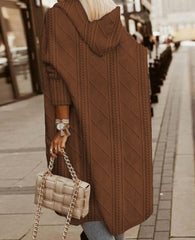 Adira - Fashion Solid Color Knitted Coat