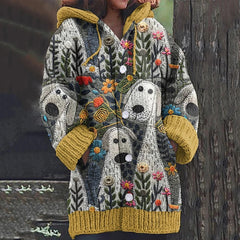 Elowin - Casual Hooded Cape Coat