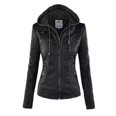 Lottie - Detachable Lapel Long Jacket Coat