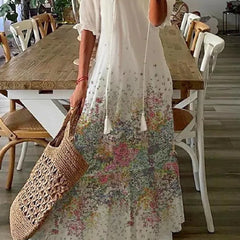 Florence - Bohemian Floral Long Dress