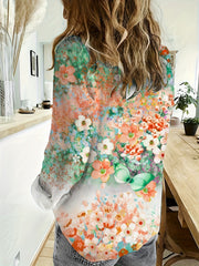 Emma - Floral Button-Up Top