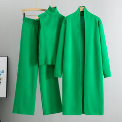 Bonnie - Women Cardigan Vest Pants Set