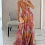 Women’s Strappy Floral Dress | Maxi Evening Outfit