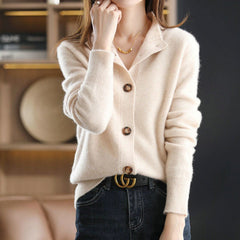 Aya - Retro Knitted Loose Cardigan Sweater