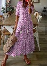 Florence - Bohemian Floral Long Dress