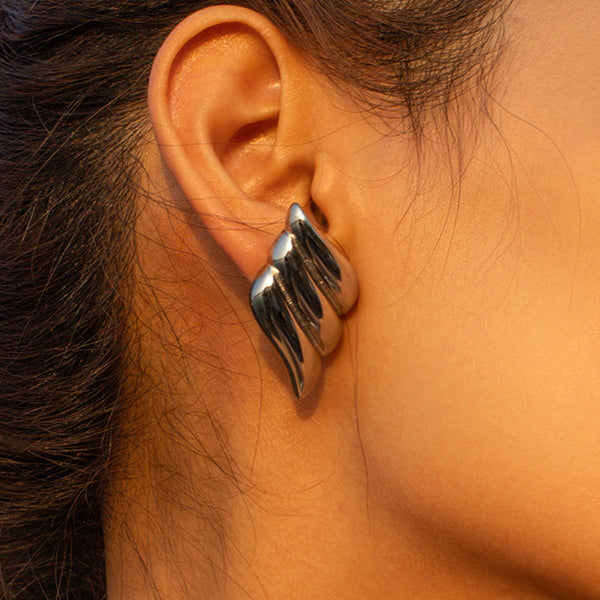 Aitana | Three Layer Wing Earrings