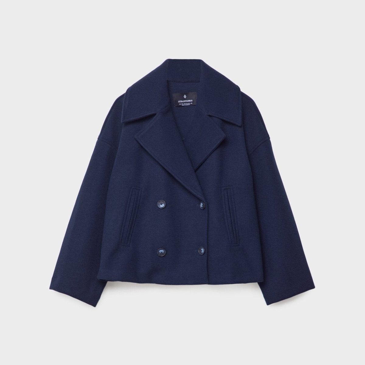 Women’s Double-Breasted Jacket | Cropped Workwear Style