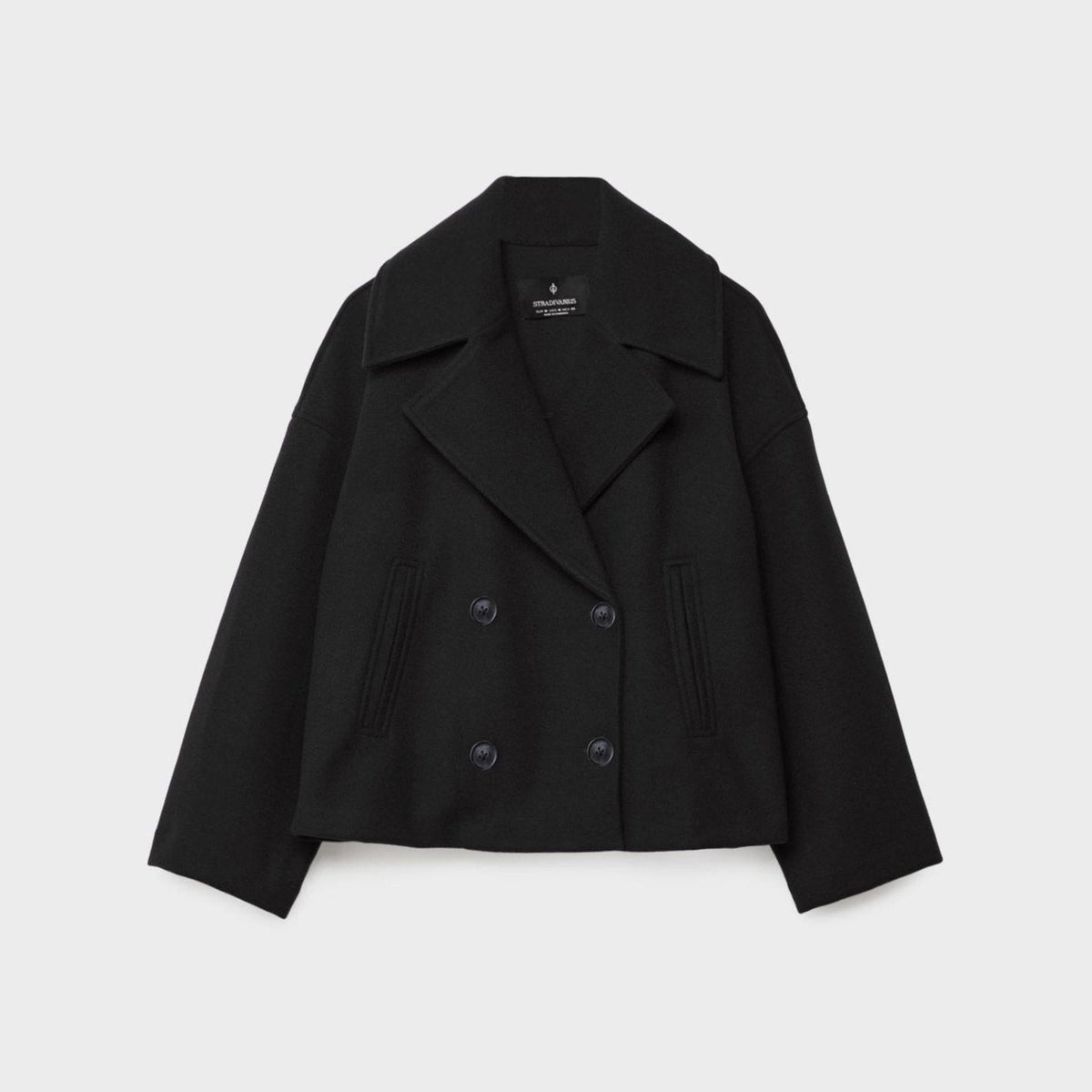 Women’s Double-Breasted Jacket | Cropped Workwear Style