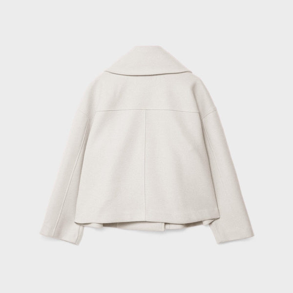 Women’s Double-Breasted Jacket | Cropped Workwear Style