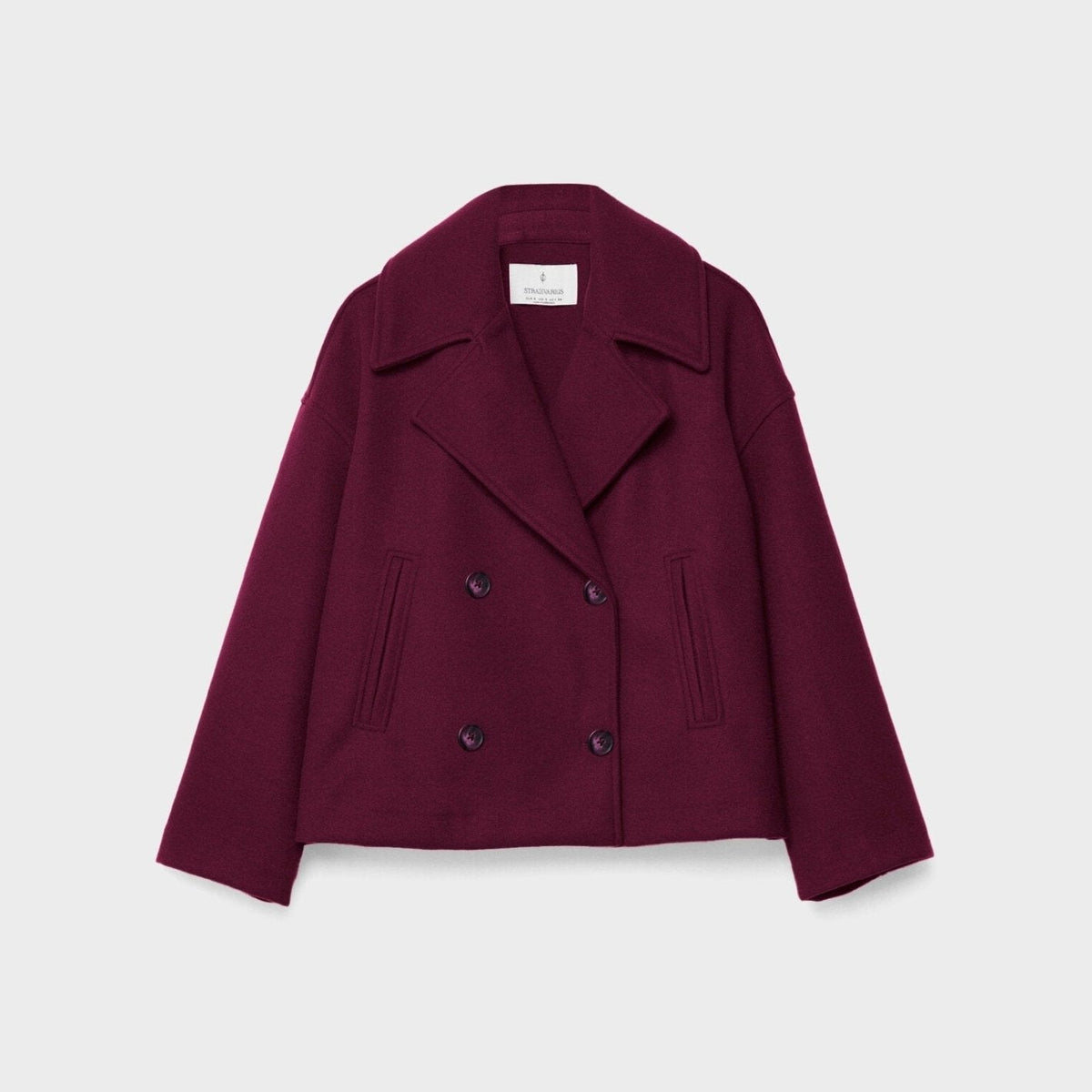 Women’s Double-Breasted Jacket | Cropped Workwear Style