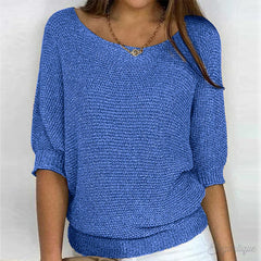 Scarlet - Relaxed Knit Top