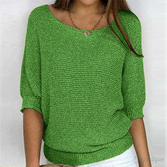 Scarlet - Relaxed Knit Top