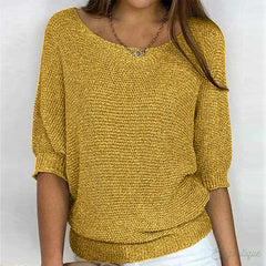 Scarlet - Relaxed Knit Top