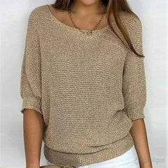 Scarlet - Relaxed Knit Top
